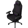 Lorgar CHA41, Ergonomic Gaming Chair Advanced, premium anti-stain fabric, Black/purple