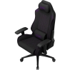 Lorgar CHA41, Ergonomic Gaming Chair Advanced, premium anti-stain fabric, Black/purple
