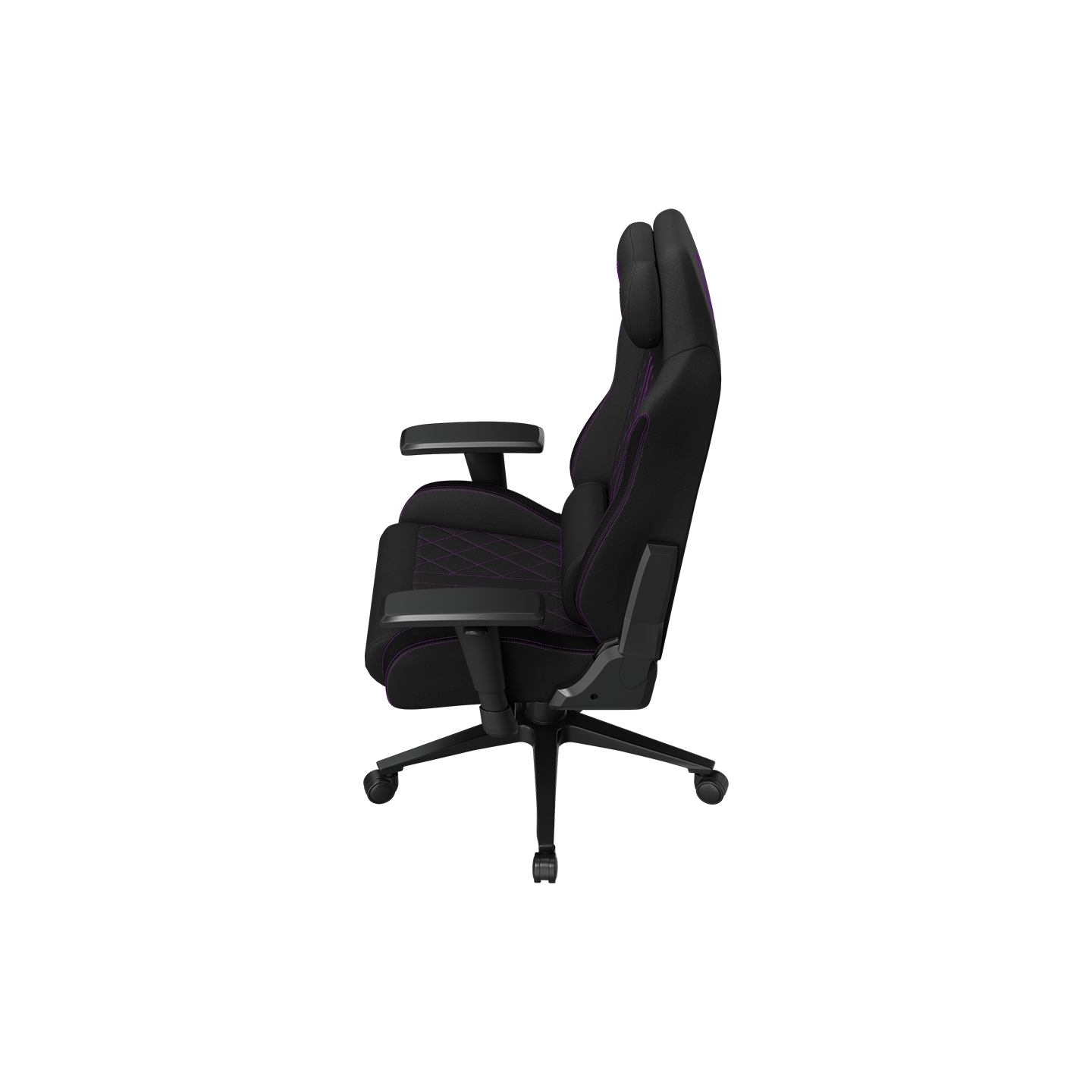 Lorgar CHA41, Ergonomic Gaming Chair Advanced, premium anti-stain fabric, Black/purple