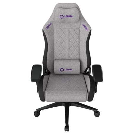 Lorgar CHA41, Ergonomic Gaming Chair Advanced, premium anti-stain fabric, Grey