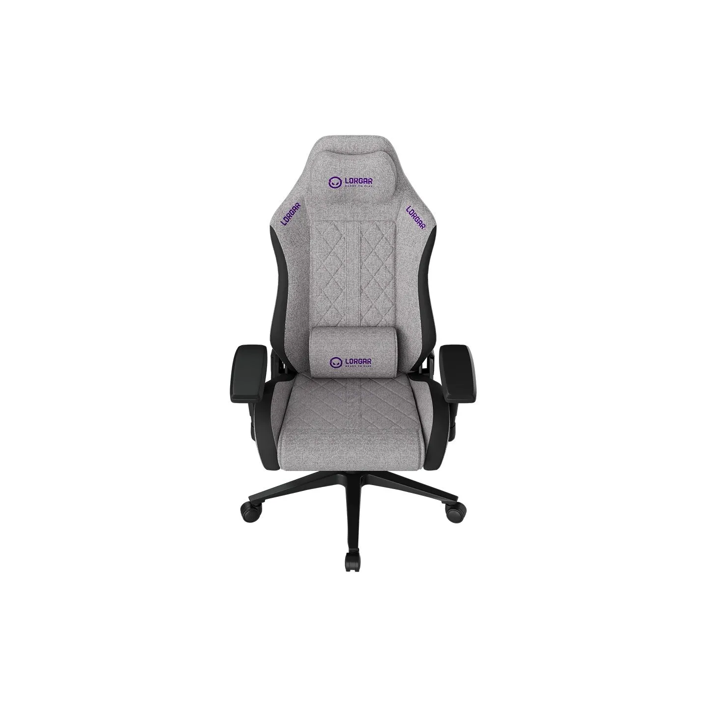 Lorgar CHA41, Ergonomic Gaming Chair Advanced, premium anti-stain fabric, Grey
