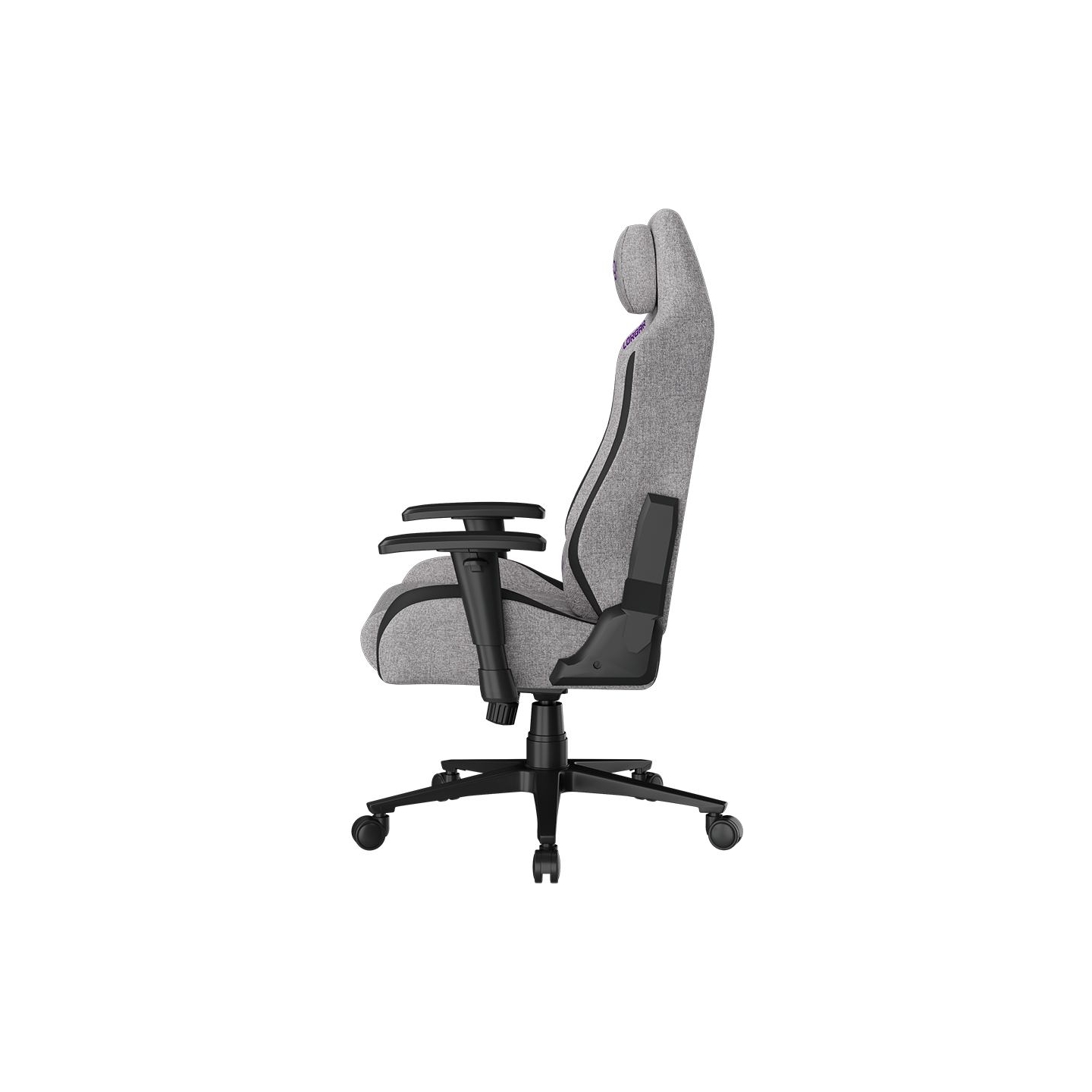 Lorgar CHA41, Ergonomic Gaming Chair Advanced, premium anti-stain fabric, Grey