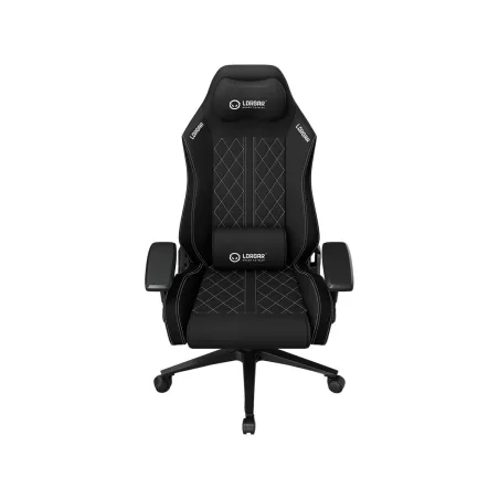 Lorgar CHA41, Ergonomic Gaming Chair Advanced, premium anti-stain fabric, Black/white