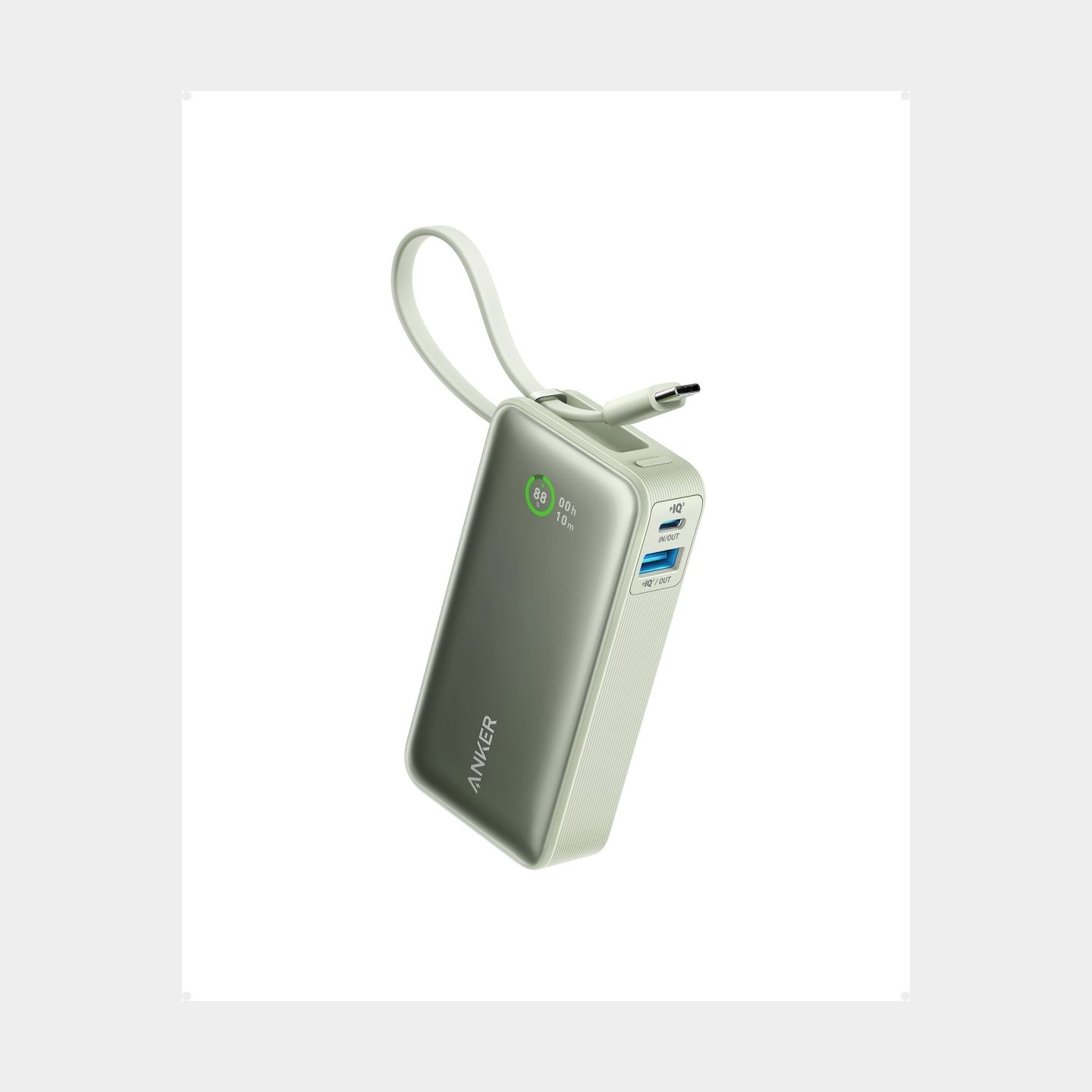 Anker 545 Nano Power Bank | A1259G61 | 10000 mAh | Green