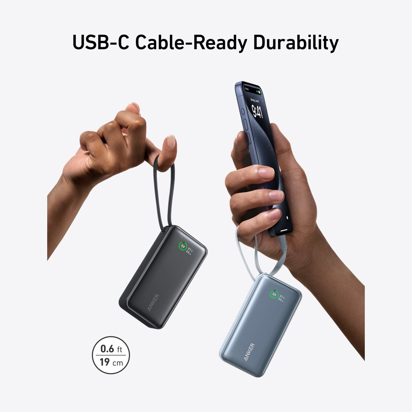 Anker 545 Nano Power Bank | A1259G61 | 10000 mAh | Green