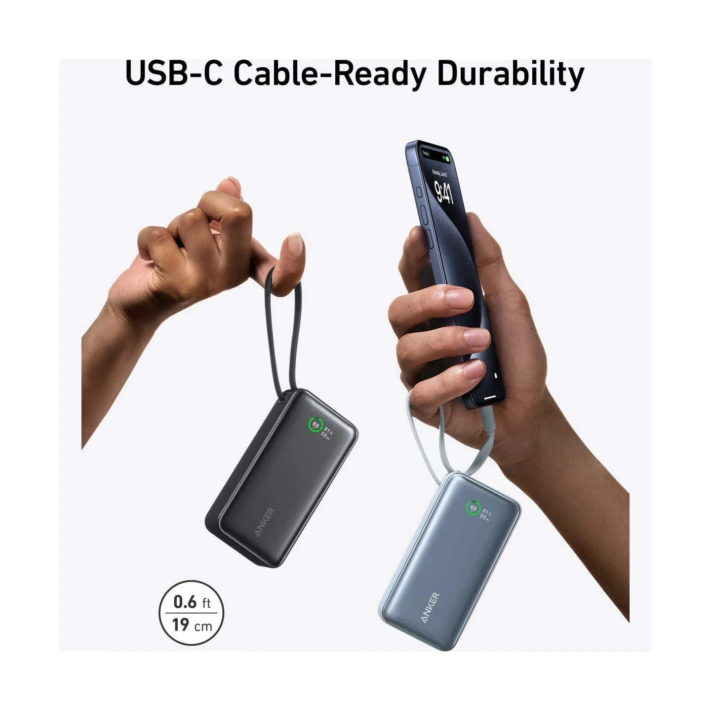 Anker 545 Nano Power Bank | A1259G61 | 10000 mAh | Green
