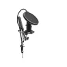 Lorgar Voicer 931, Gaming Microphone, Black, USB condenser microphone with boom arm stand, pop filter, tripod stand. including 1