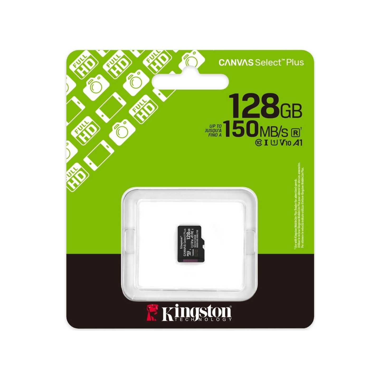 Kingston MEMORY MICRO SDXC 128GB UHS-I/SDCS3/128GBSP KINGSTON