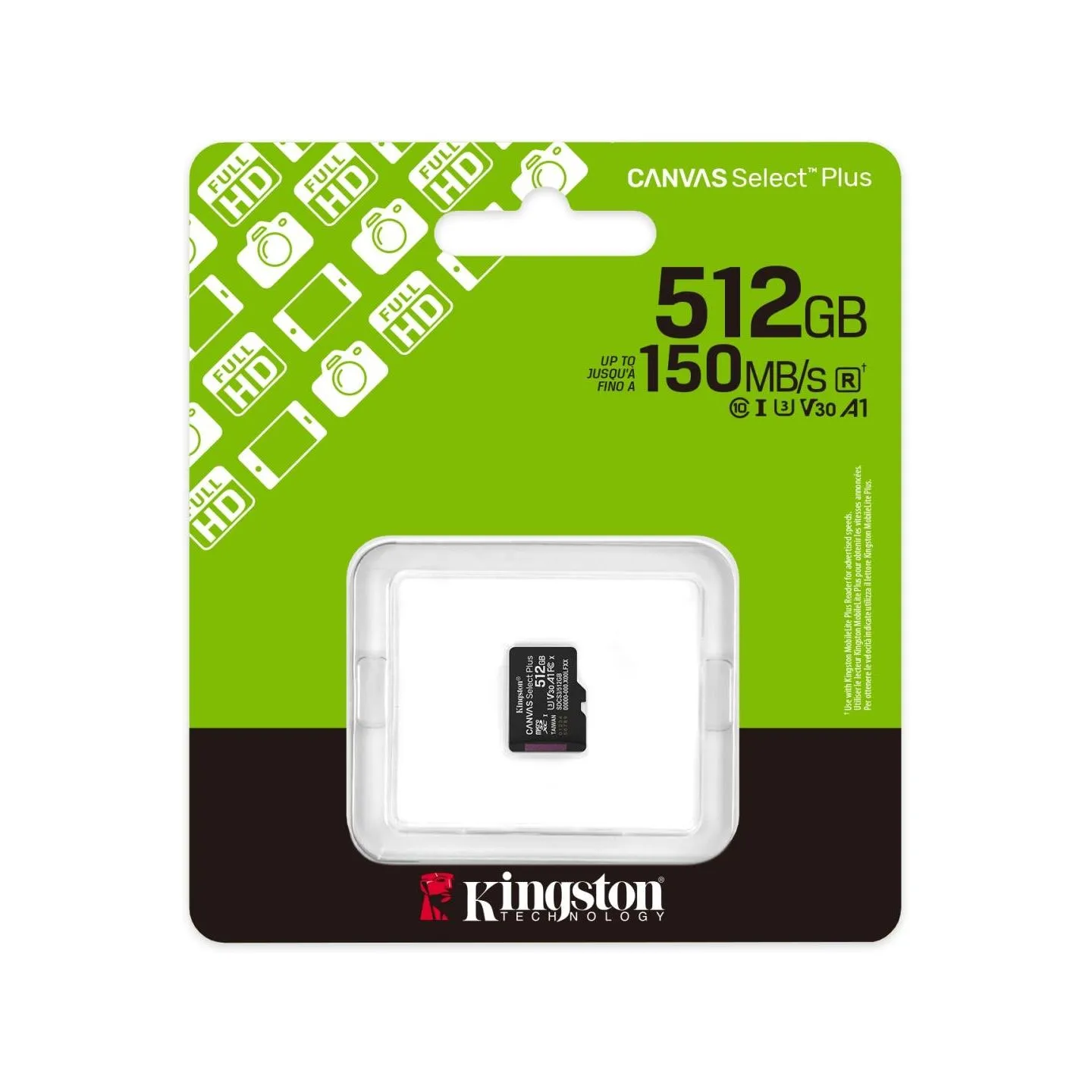 Kingston MEMORY MICRO SDXC 512GB UHS-I/SDCS3/512GBSP KINGSTON