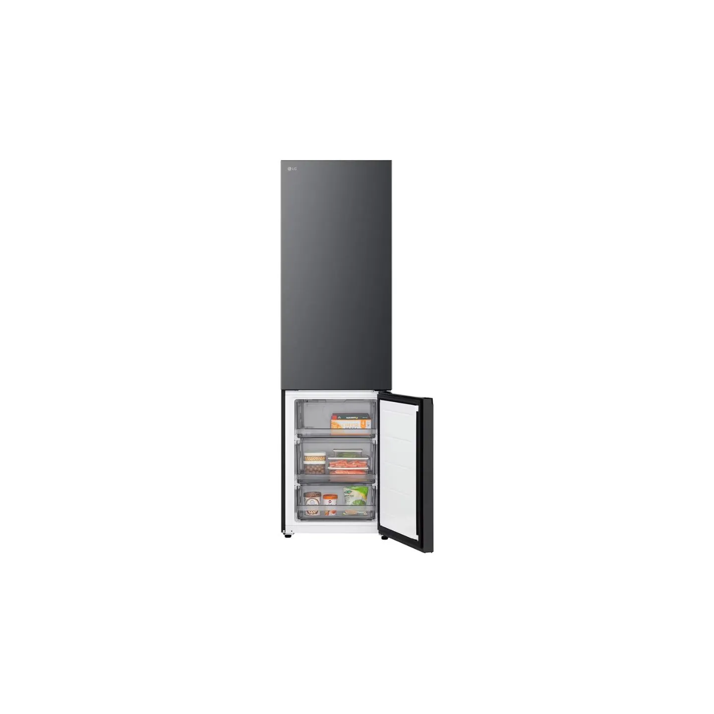 LG Refrigerator | GBBSJ1CCEP | Energy efficiency class C | Free standing | Combi | Height 186 cm | Fridge net capacity 220 L | F