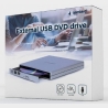 Gembird External USB DVD drive | DVD-USB-021-SV | Interface USB 2.0 | CD/DVD | CD read speed 24 x | CD write speed 24 x | Silver