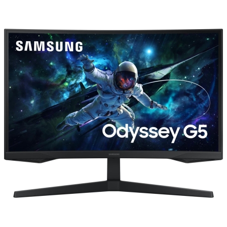 Samsung LCD Monitor|SAMSUNG|LS27CG552EUXEN|27"|Gaming/Curved|Panel VA|2560x1440|16:9|165 Hz|Matte|1 ms|Height adjustable|Colour 