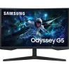 Samsung LCD Monitor|SAMSUNG|LS27CG552EUXEN|27"|Gaming/Curved|Panel VA|2560x1440|16:9|165 Hz|Matte|1 ms|Height adjustable|Colour 