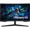 Samsung LCD Monitor|SAMSUNG|LS27CG552EUXEN|27"|Gaming/Curved|Panel VA|2560x1440|16:9|165 Hz|Matte|1 ms|Height adjustable|Colour 