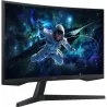 Samsung LCD Monitor|SAMSUNG|LS27CG552EUXEN|27"|Gaming/Curved|Panel VA|2560x1440|16:9|165 Hz|Matte|1 ms|Height adjustable|Colour 
