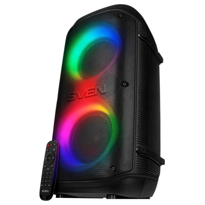 Sven Speaker SVEN PS-800, black (100W, TWS, Bluetooth, FM, USB, microSD, LED-display, 4400mA*h)