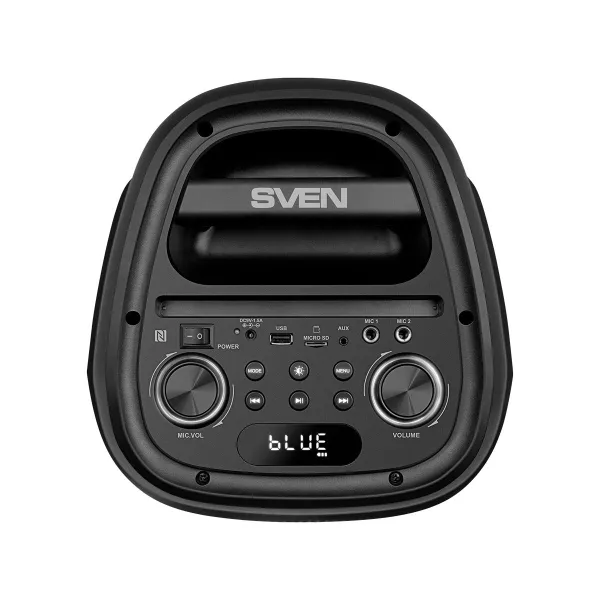 Sven Speaker SVEN PS-800, black (100W, TWS, Bluetooth, FM, USB, microSD, LED-display, 4400mA*h)