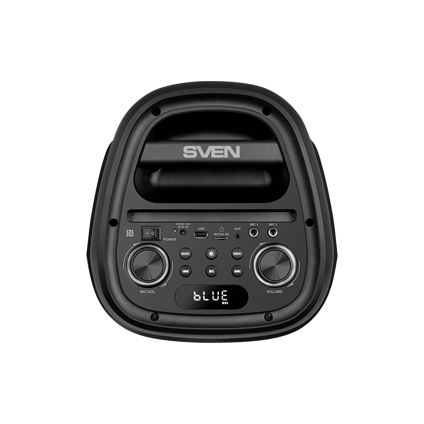 Sven Speaker SVEN PS-800, black (100W, TWS, Bluetooth, FM, USB, microSD, LED-display, 4400mA*h)