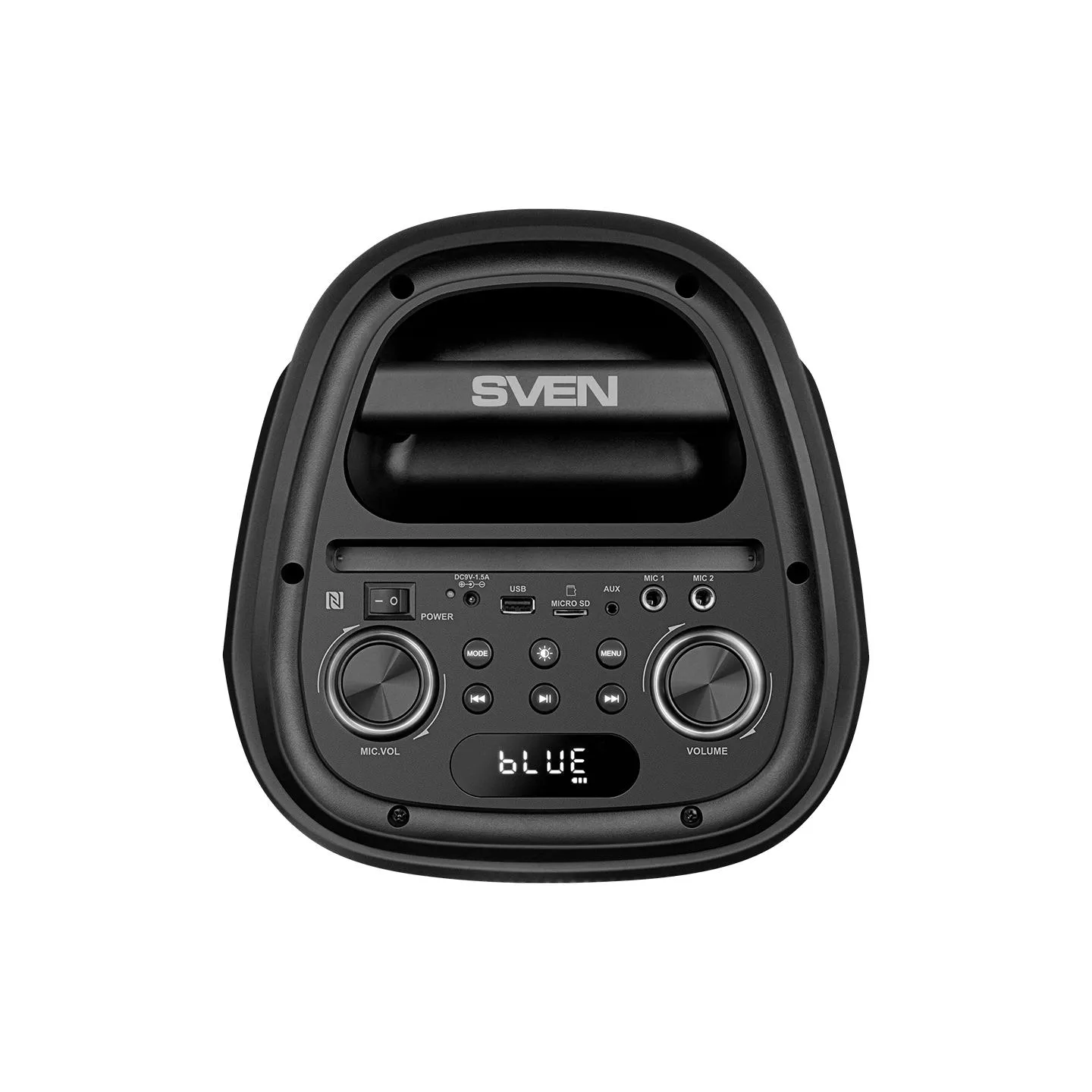 Sven Speaker SVEN PS-800, black (100W, TWS, Bluetooth, FM, USB, microSD, LED-display, 4400mA*h)