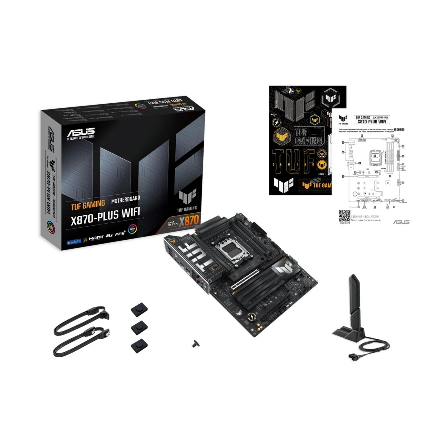 Asus Mainboard|ASUS|AMD X870|SAM5|ATX|Memory DDR5|Memory slots 4|2xPCI-Express 4.0 16x|1xPCI-Express 5.0 16x|4xM.2|1xHDMI|1xUSB 
