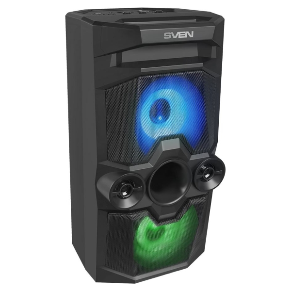 Sven Speaker SVEN PS-650, black (50W, TWS, Bluetooth, FM, USB, microSD, LED-display, 4000mA*h)