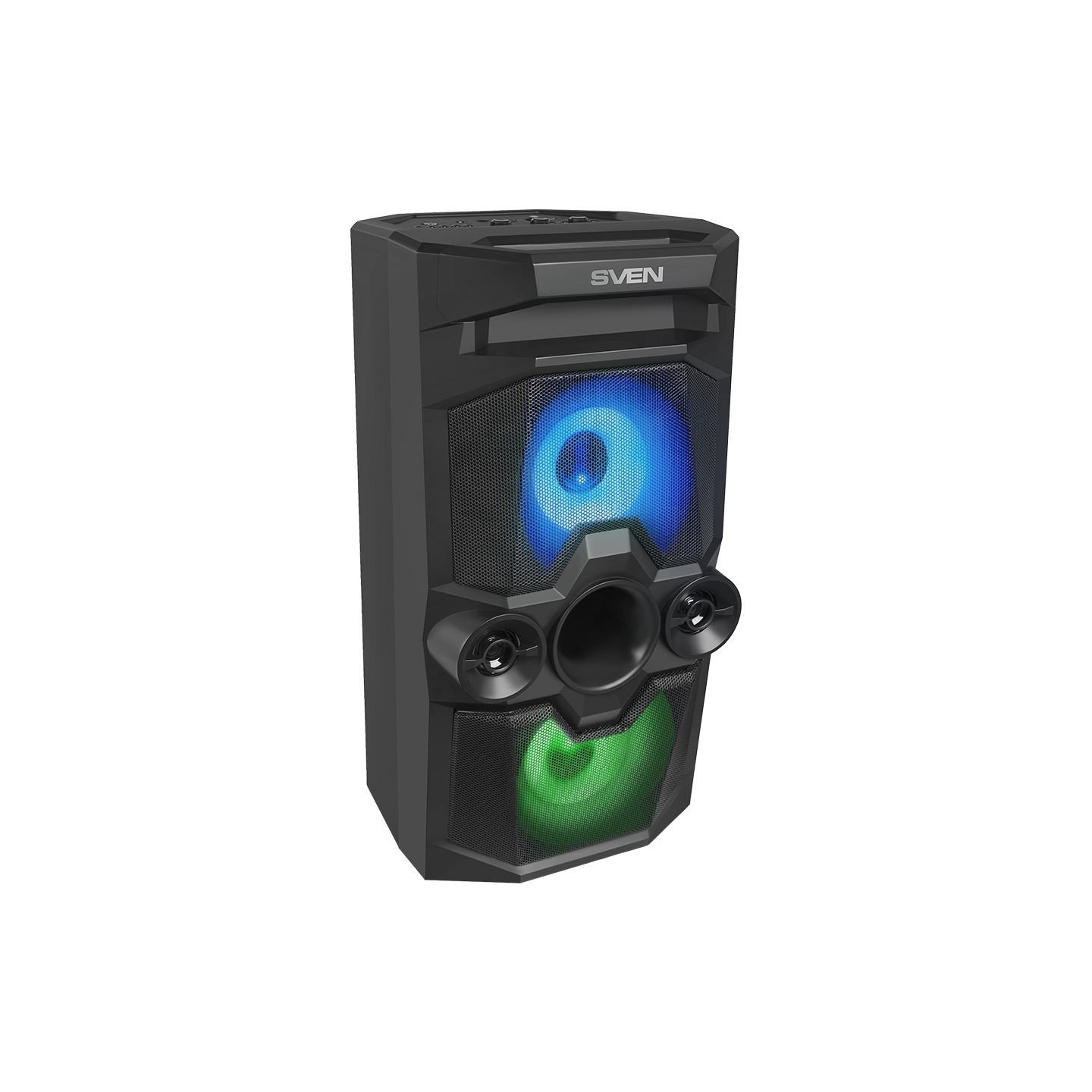 Sven Speaker SVEN PS-650, black (50W, TWS, Bluetooth, FM, USB, microSD, LED-display, 4000mA*h)