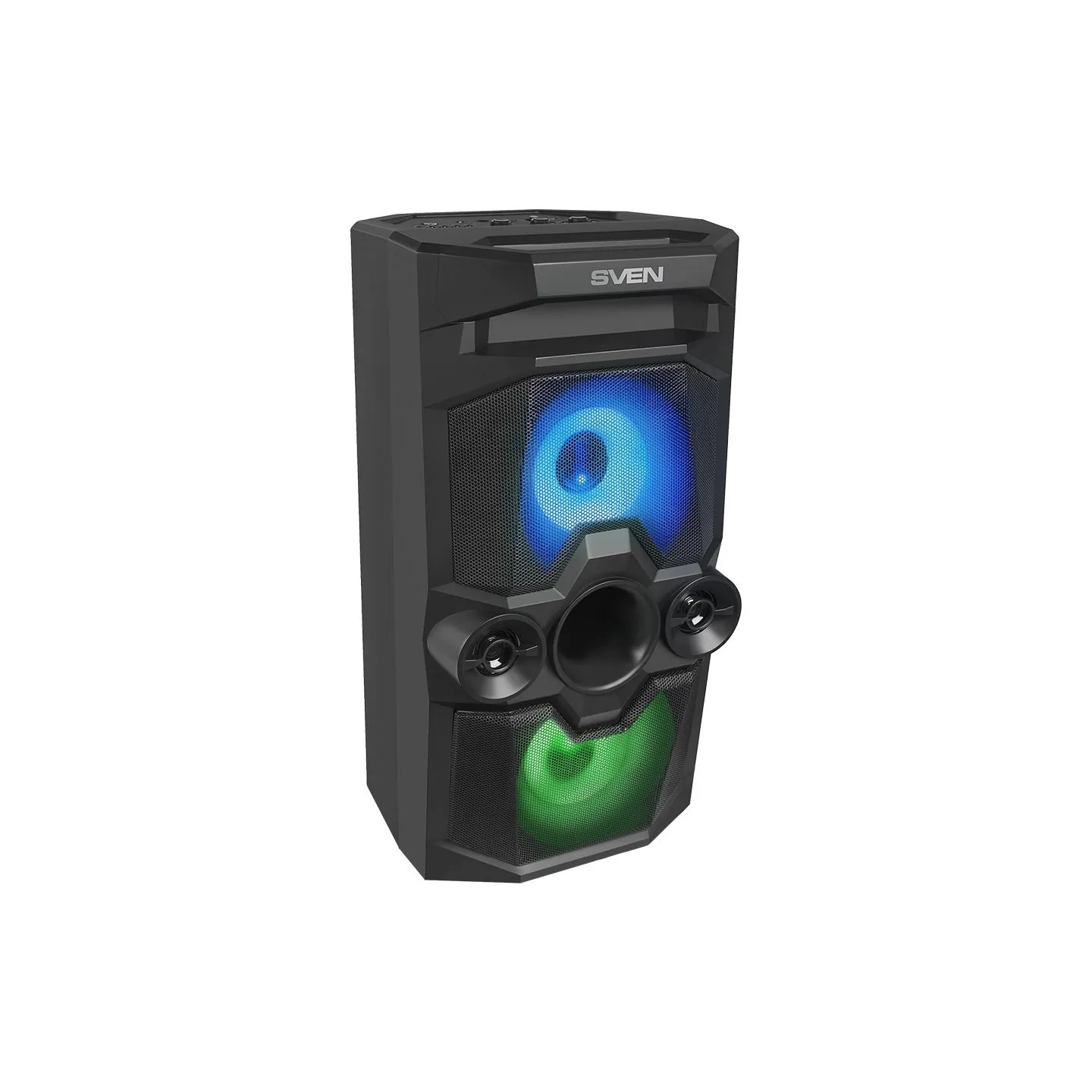 Sven Speaker SVEN PS-650, black (50W, TWS, Bluetooth, FM, USB, microSD, LED-display, 4000mA*h)