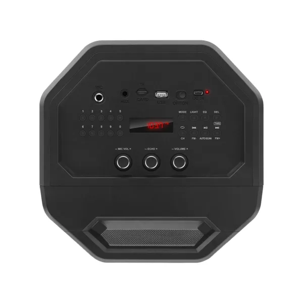 Sven Speaker SVEN PS-650, black (50W, TWS, Bluetooth, FM, USB, microSD, LED-display, 4000mA*h)