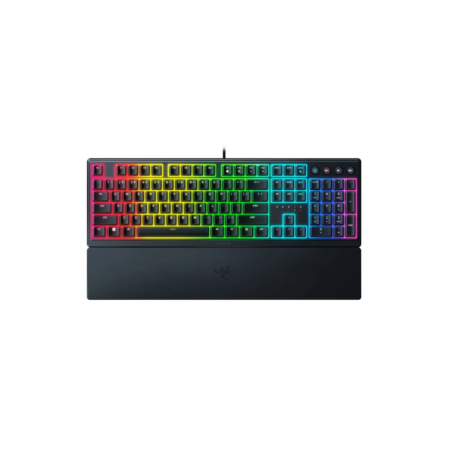 Razer | Ornata V3 | Gaming Keyboard | Wired | RGB LED light | Cyrillic | Razer Mecha-Membrane | Black