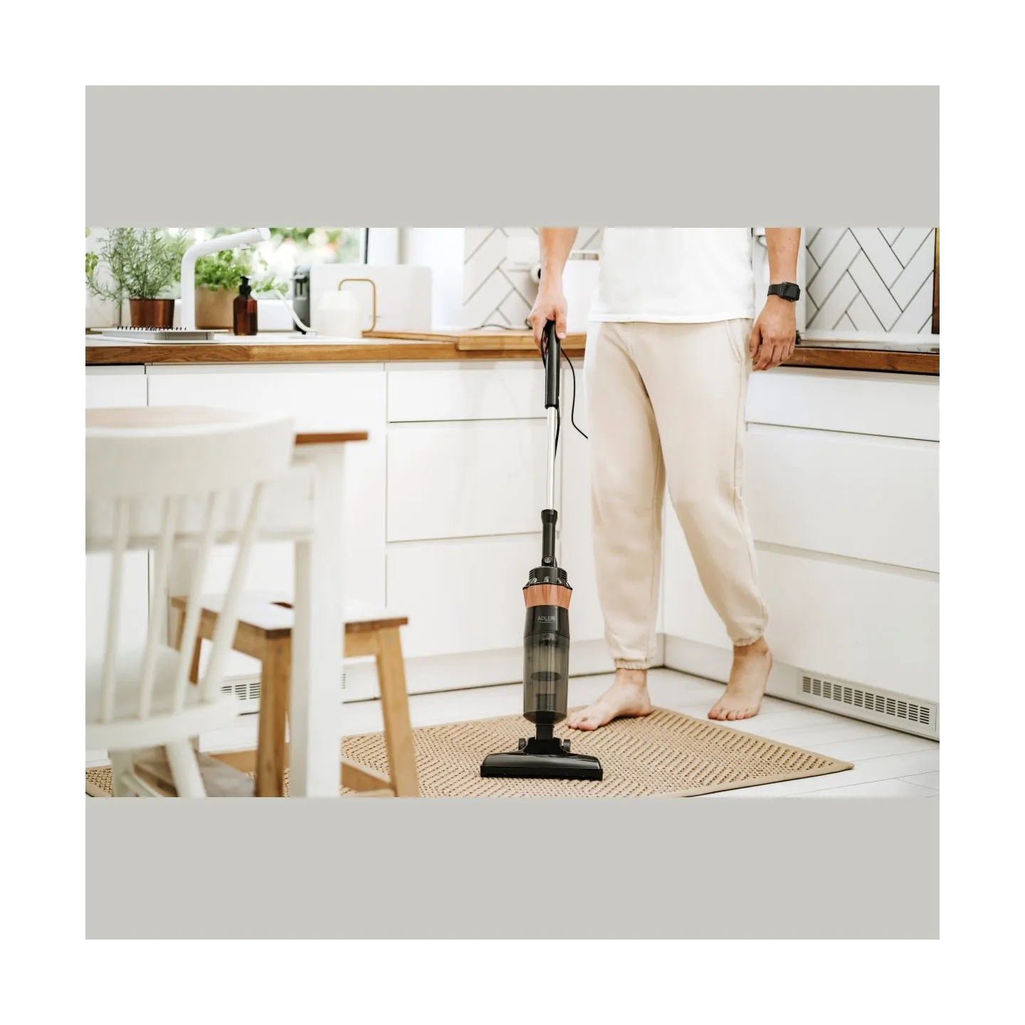 Adler | Vacuum Cleaner | AD 7049 | Corded operating | Handstick/Handheld | 800 W | Black | Warranty 24 month(s)