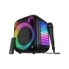 Sven PS-880, black, power output 110W (RMS), TWS, Bluetooth, FM, USB, microSD, LED-display, lithium battery