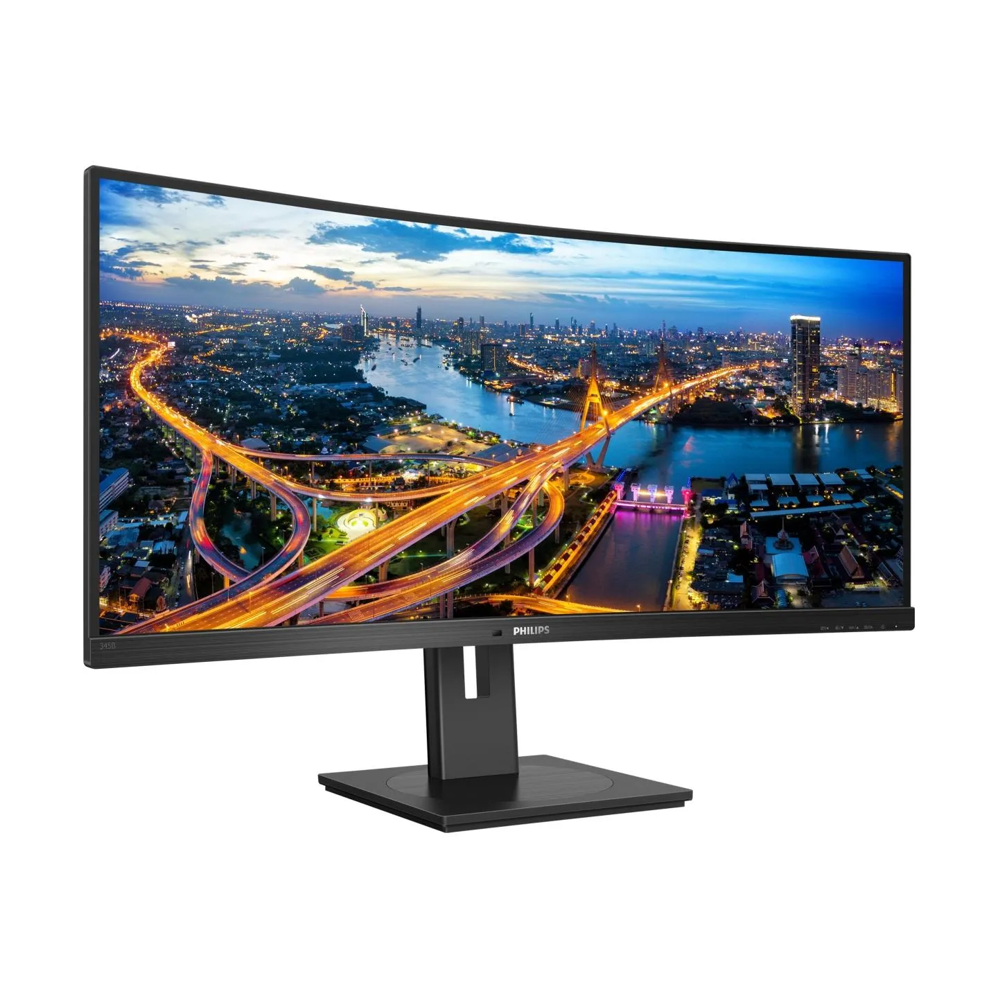 Philips | Curved UltraWide | 345B1C | 34  " | VA | WQHD | 21:9 | 100 Hz | 5 ms | 3440 x 1440 | 300   cd/m² | HDMI ports quantity