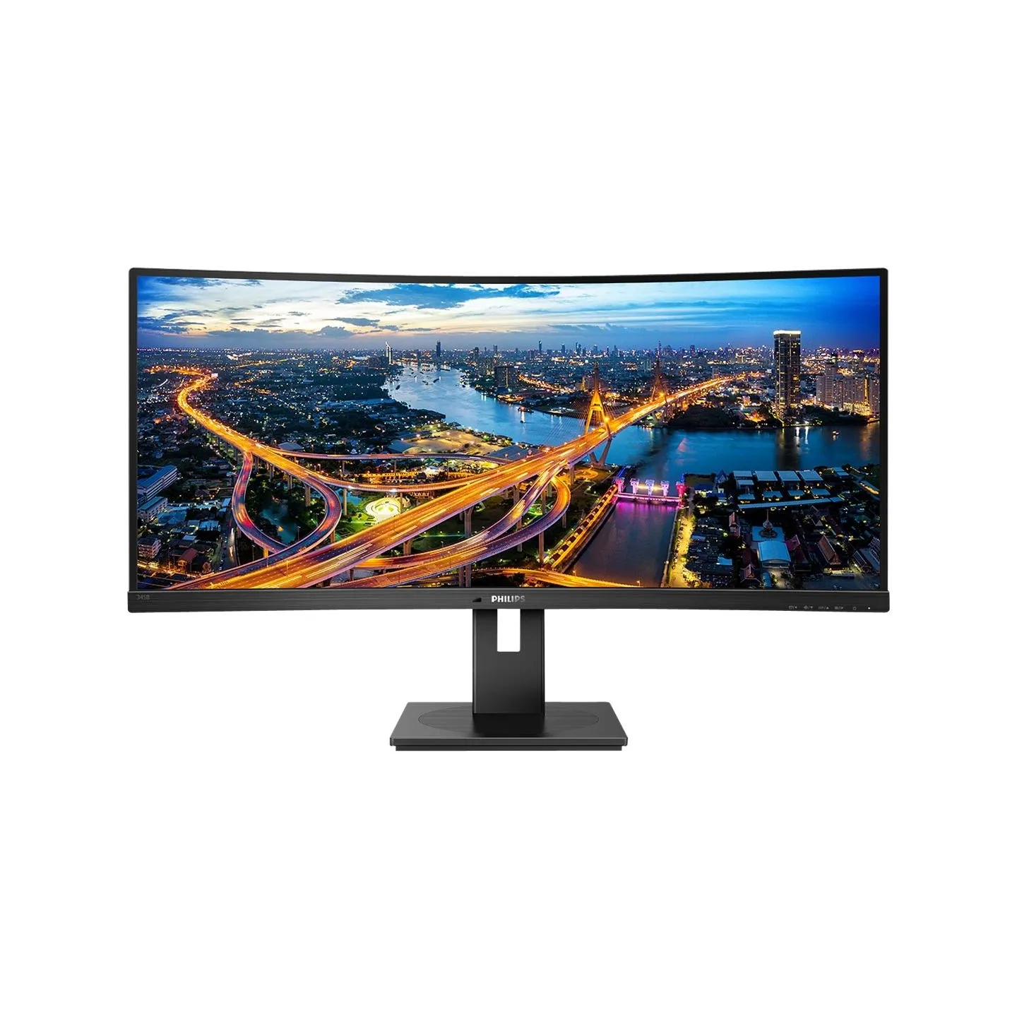 Philips | Curved UltraWide | 345B1C | 34  " | VA | WQHD | 21:9 | 100 Hz | 5 ms | 3440 x 1440 | 300   cd/m² | HDMI ports quantity