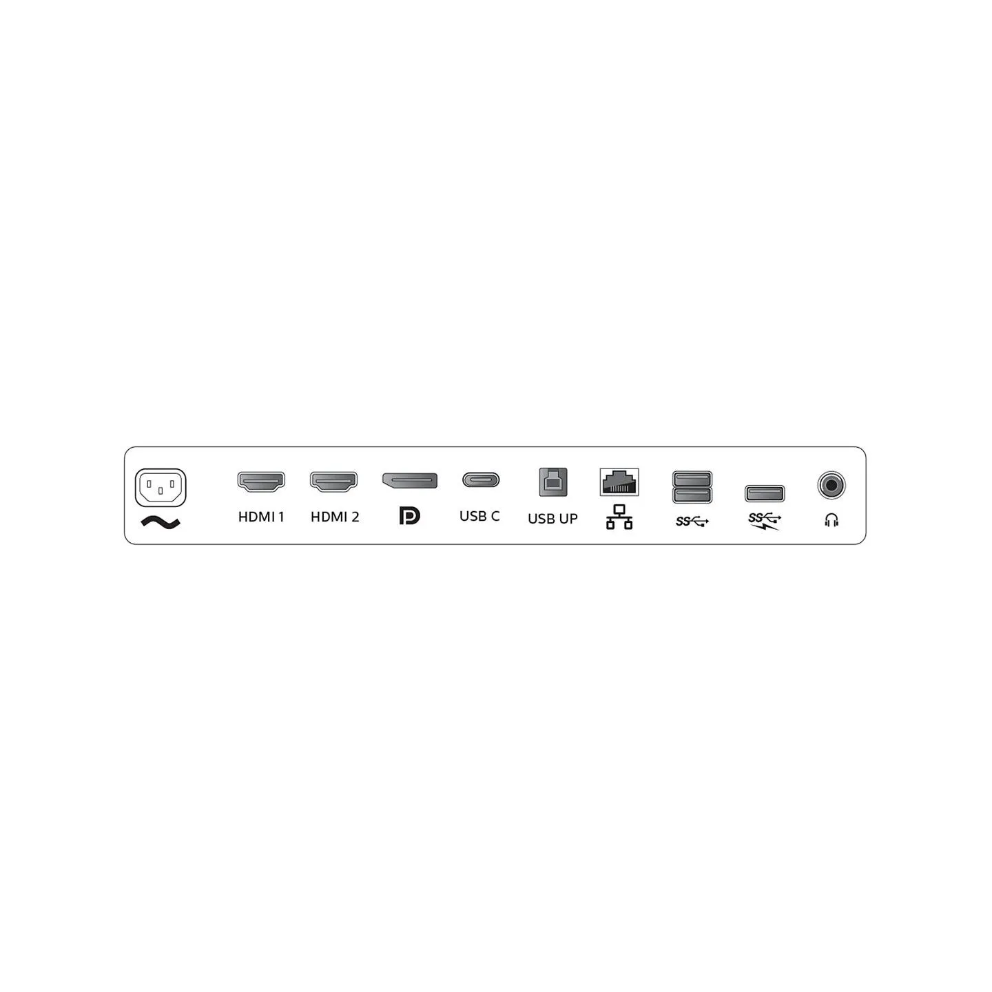 Philips Monitor 48.8 inch 499P9H Curved VA HDMIx2 DP USBC