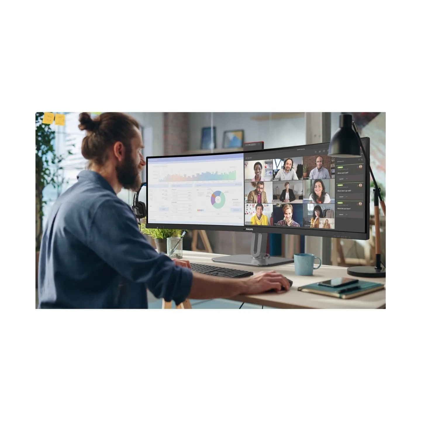 Philips | 49B2U6900CH/00 | 48.8 " | VA | 32:9 | 75 Hz | 4 ms | 5120 x 1440 pixels | 450 cd/m² | HDMI ports quantity 2
