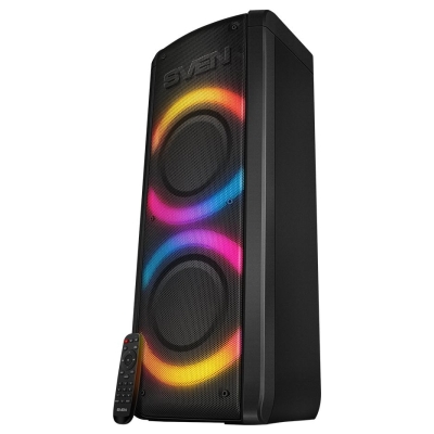 Sven Speaker SVEN PS-710, black (100W, TWS, Bluetooth, FM, USB, microSD, LED-display, 4400mA*h)