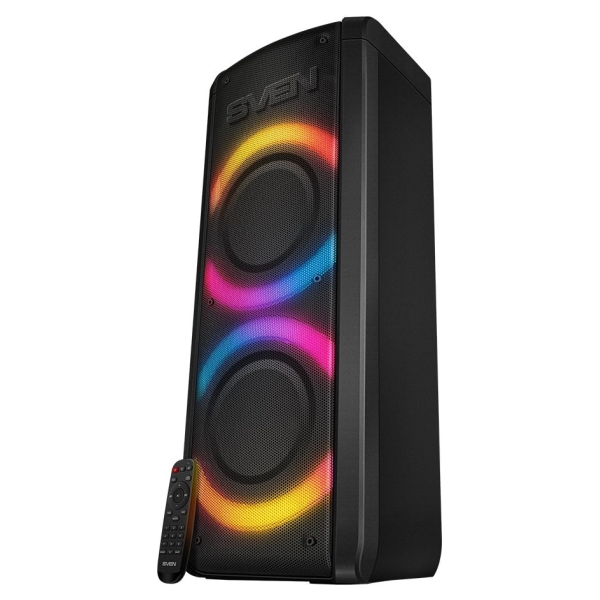 Sven Speaker SVEN PS-710, black (100W, TWS, Bluetooth, FM, USB, microSD, LED-display, 4400mA*h)