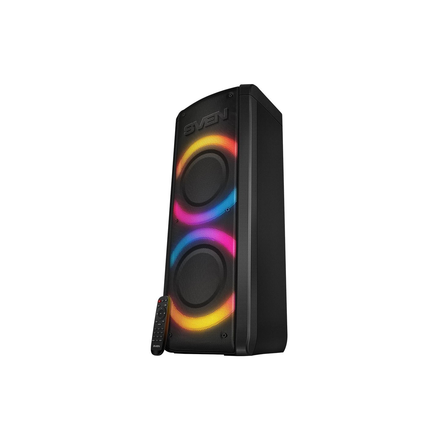 Sven Speaker SVEN PS-710, black (100W, TWS, Bluetooth, FM, USB, microSD, LED-display, 4400mA*h)