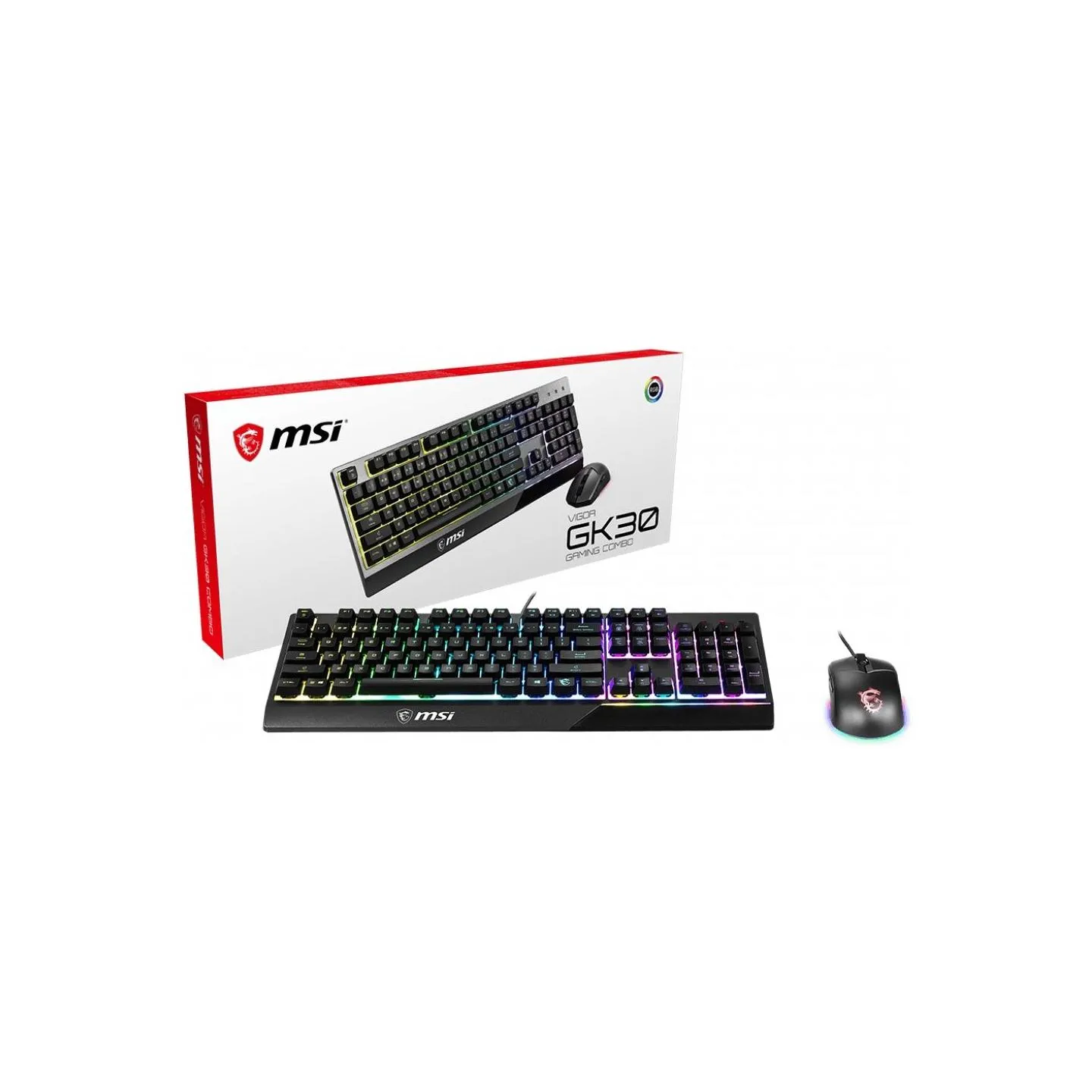 MSI KEYBOARD +MOUSE/VIGOR GK30 COMBO US MSI