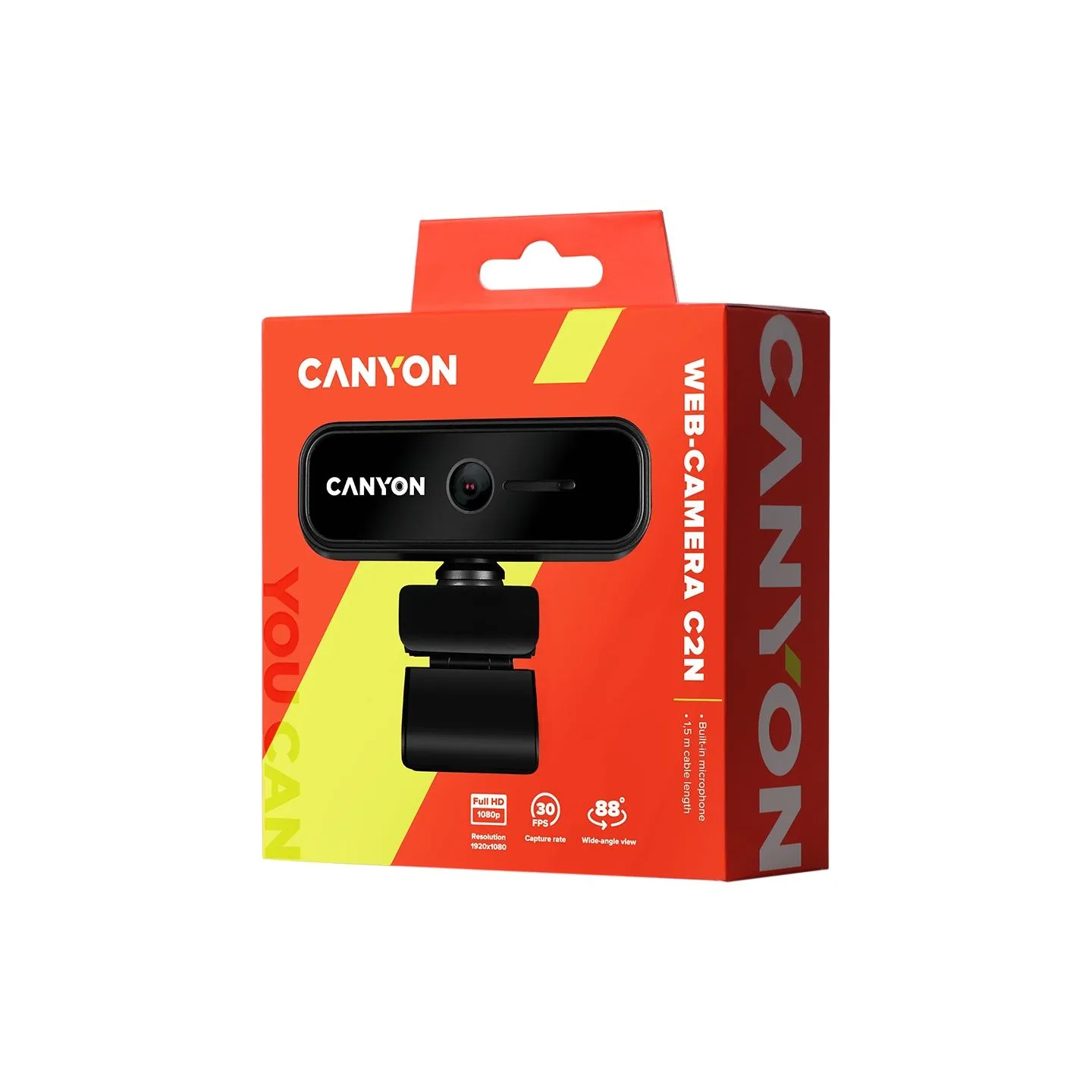 Canyon webcam C2N Full HD 1080p Black