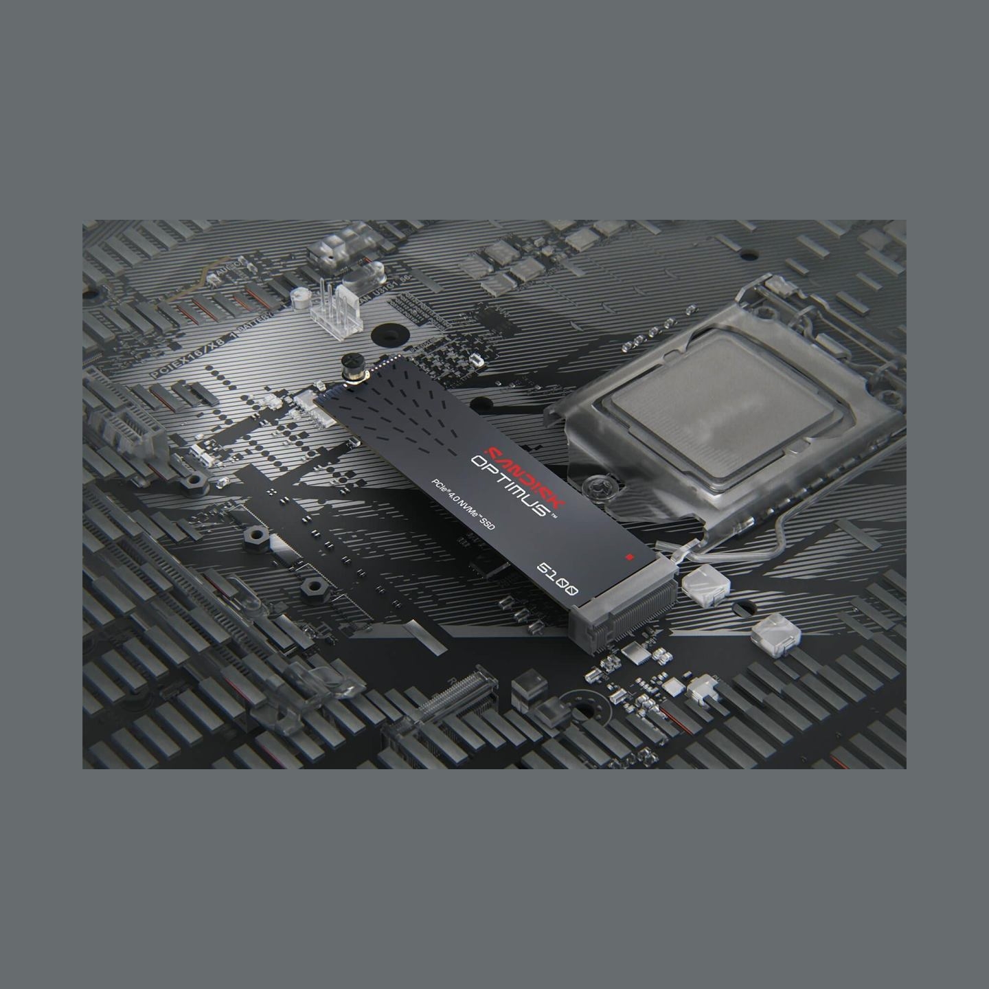 Sandisk SSD|SANDISK|600xTBW rating|MTBF 1750000 h|Read speed 7100 MB/s|Write speed 6700 MB/s|NVMe Yes|PCI Express 4.0|M.2|1000 G