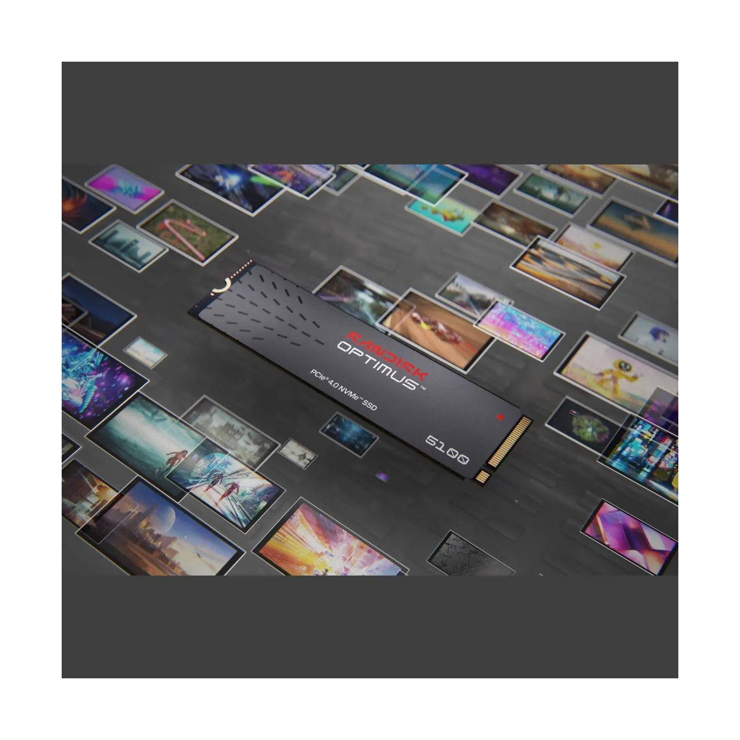 Sandisk SSD|SANDISK|600xTBW rating|MTBF 1750000 h|Read speed 7100 MB/s|Write speed 6700 MB/s|NVMe Yes|PCI Express 4.0|M.2|1000 G
