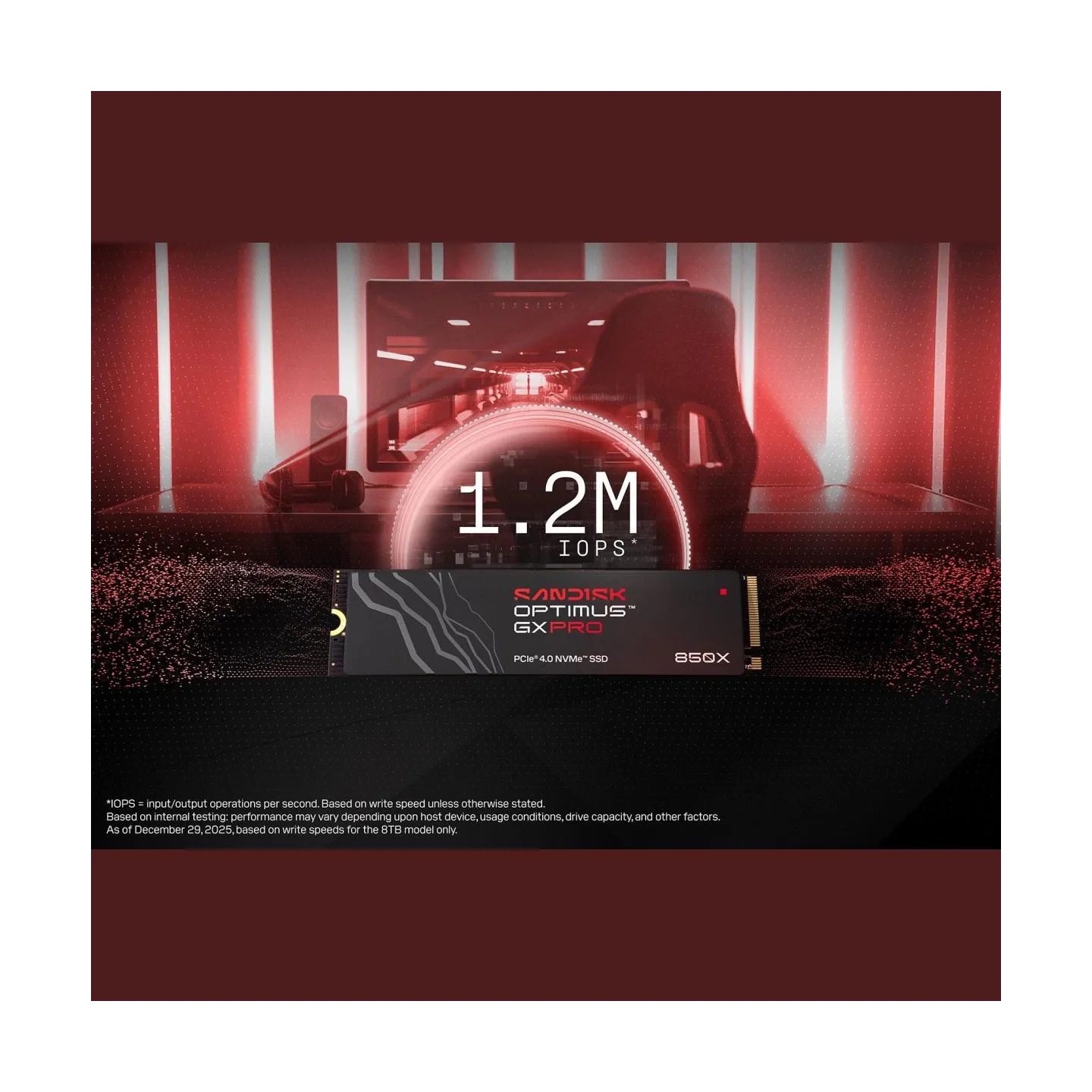 Sandisk SSD|SANDISK|1200xTBW rating|MTBF 1750000 h|Read speed 7300 MB/s|Write speed 6600 MB/s|NVMe Yes|PCI Express 4.0|M.2|2000 
