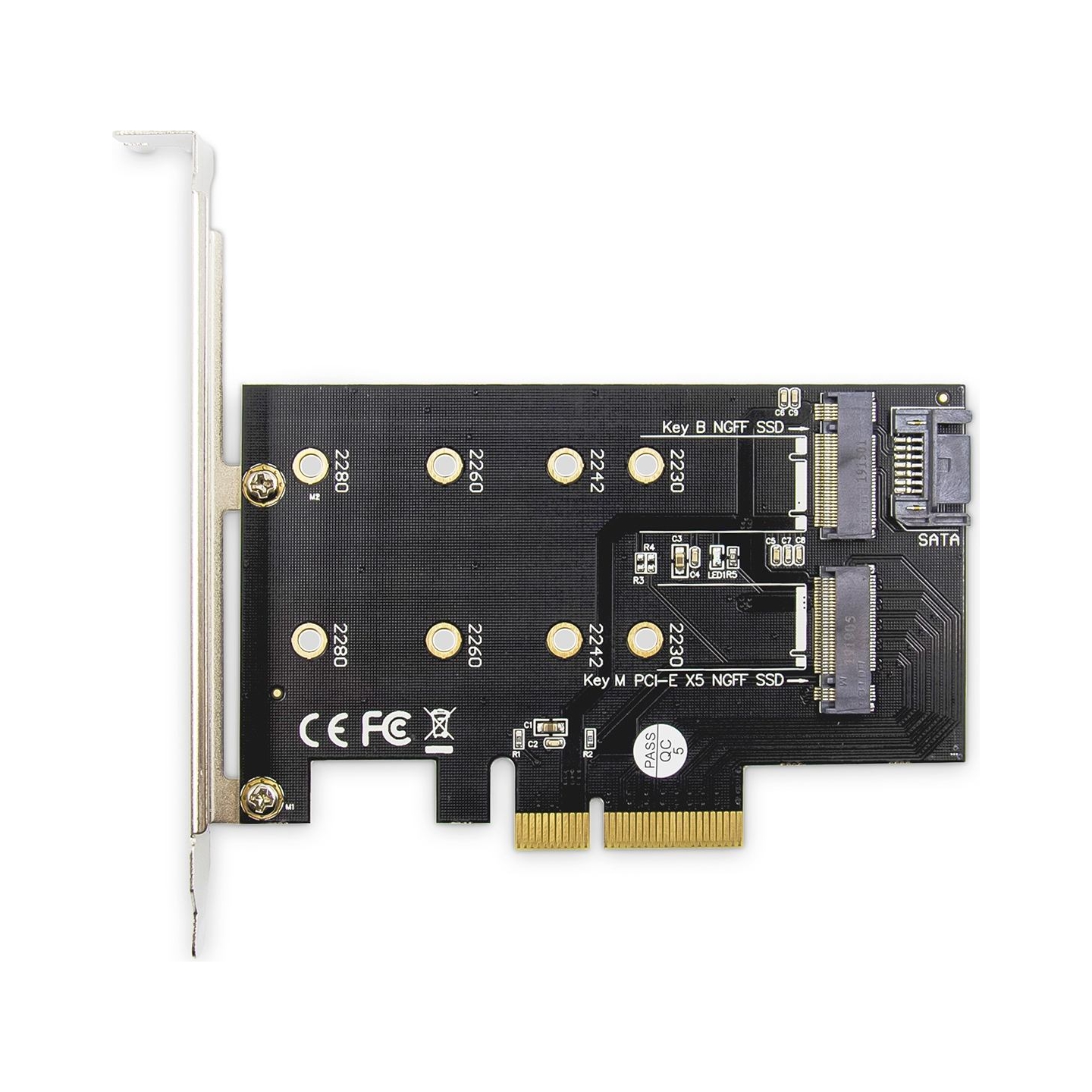 Digitus | M.2 NGFF / NVMe SSD PCI Express 3.0 (x4) Add-On Card | DS-33170