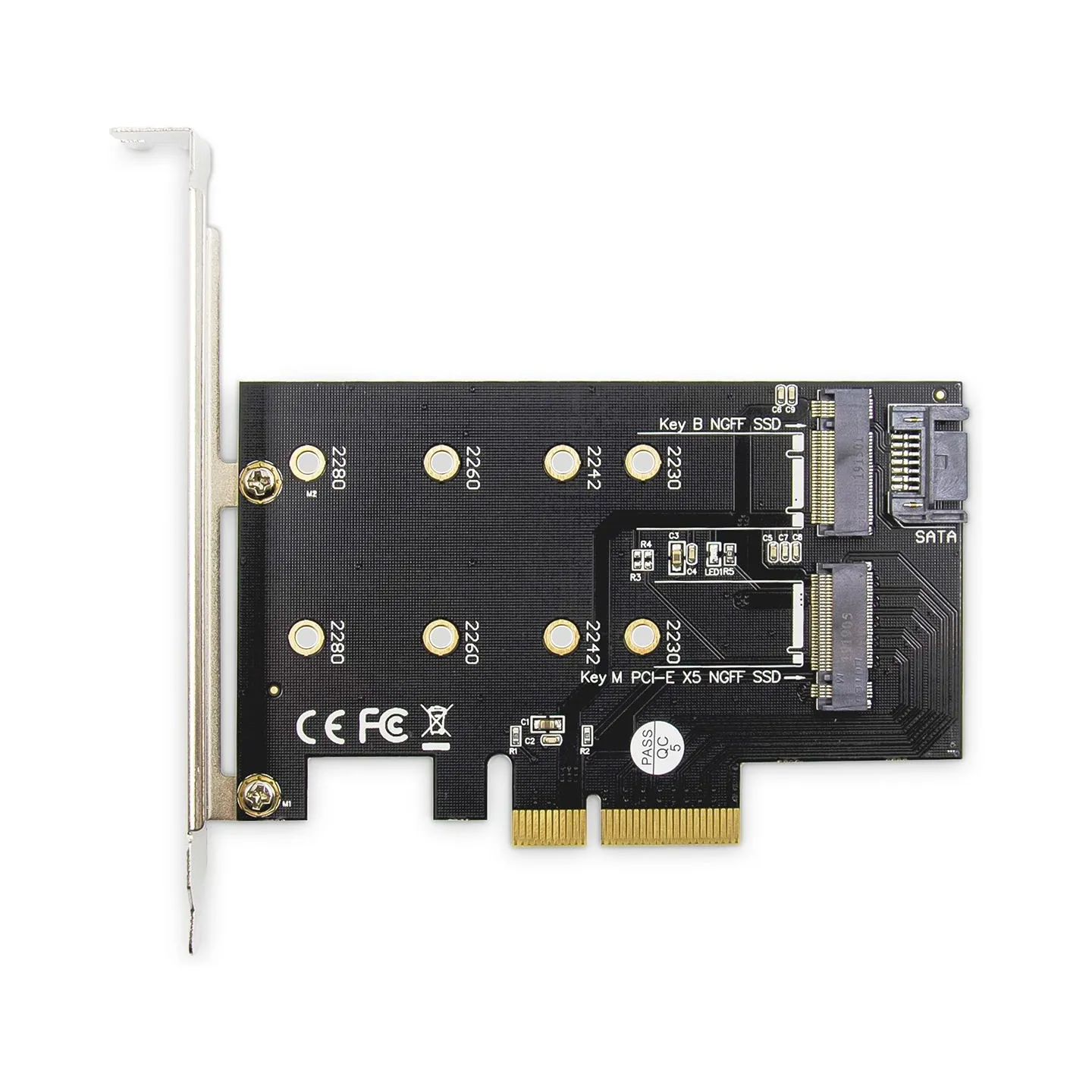 Digitus | M.2 NGFF / NVMe SSD PCI Express 3.0 (x4) Add-On Card | DS-33170