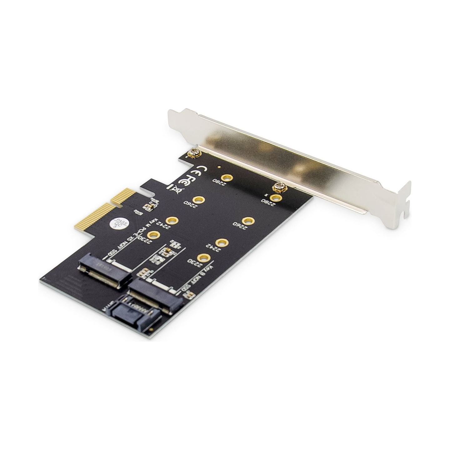 Digitus | M.2 NGFF / NVMe SSD PCI Express 3.0 (x4) Add-On Card | DS-33170