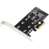 Digitus | M.2 NGFF / NVMe SSD PCI Express 3.0 (x4) Add-On Card | DS-33170
