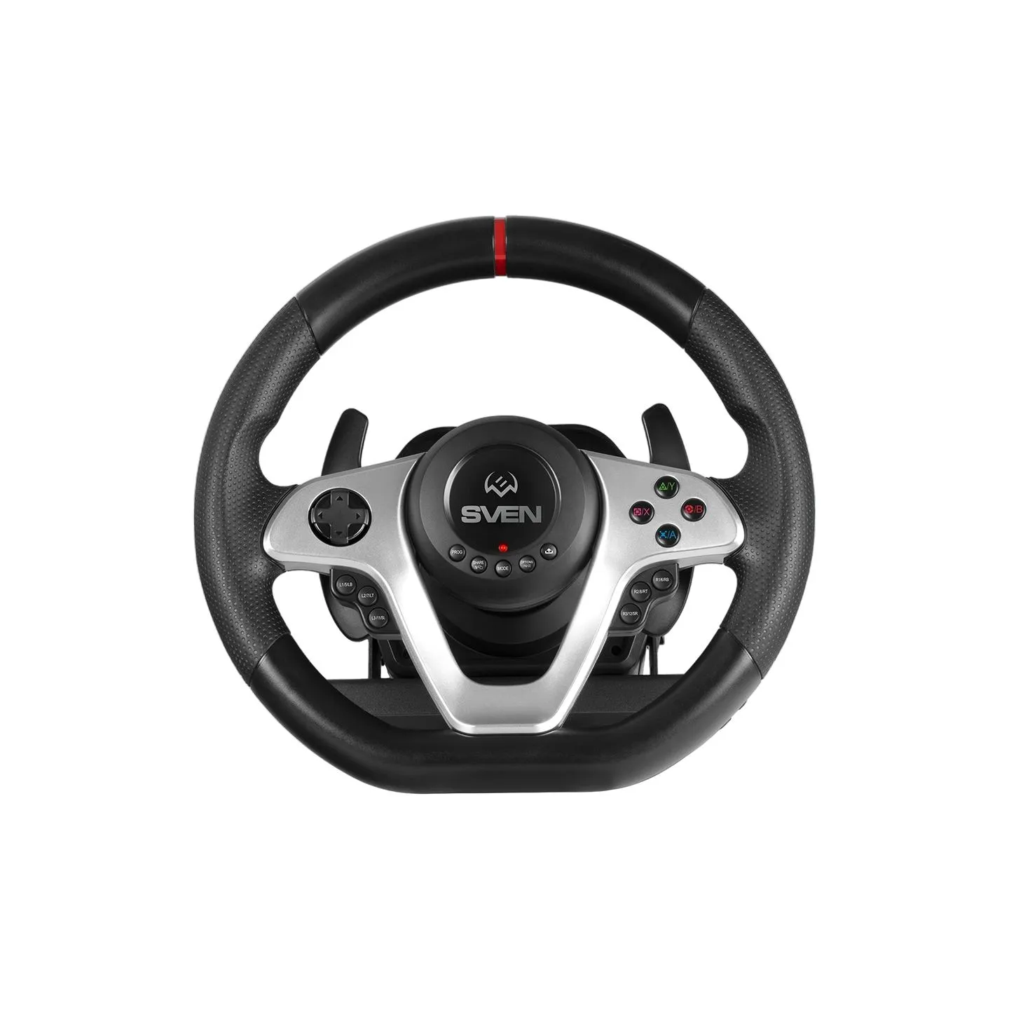 Sven Steering wheel SVEN GC-W1000 (pedals, gearbox, force feedback, D-pad, 17 bt, XB1/P4/PC/X-D-Inpu)