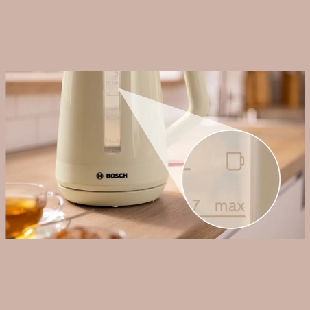 Bosch Kettle | TWK1M127 | Electric | 2400 W | 1.7 L | Plastic | Creamy