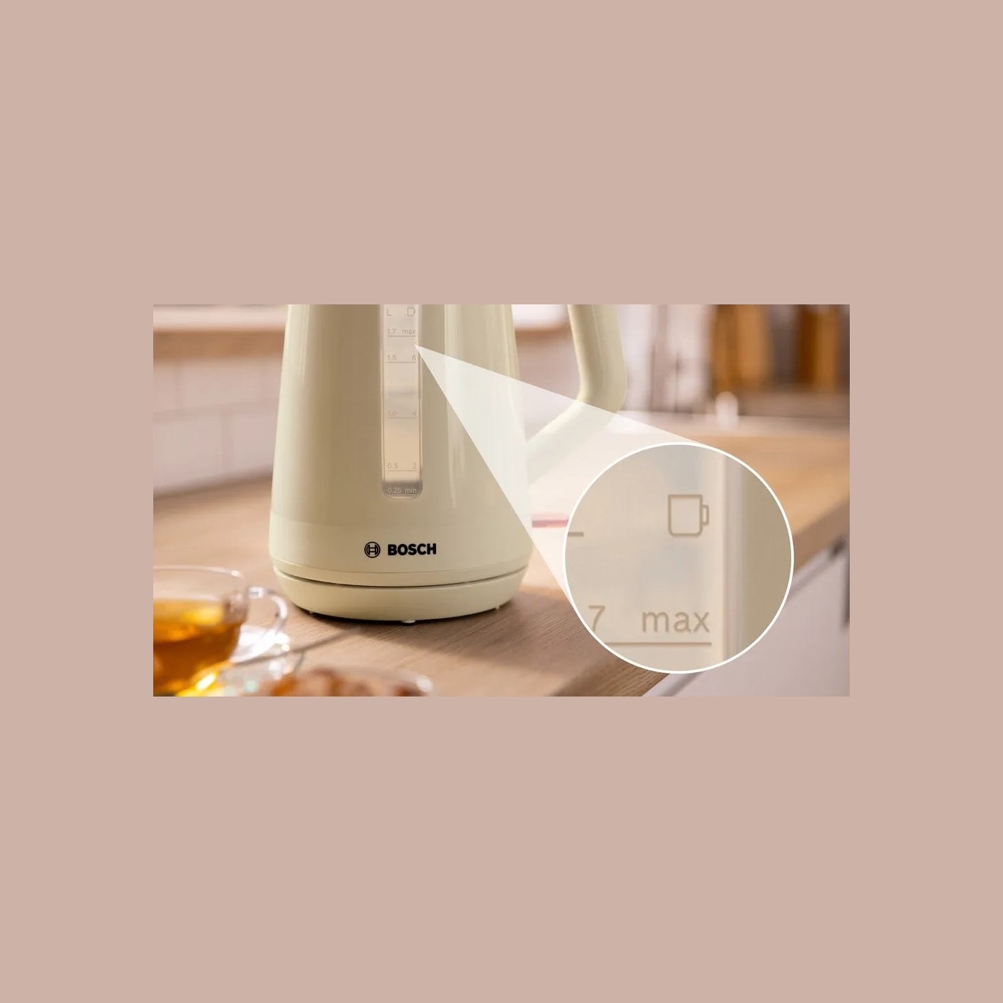 Bosch Kettle 1,7l MyMoment TWK1M127 beige